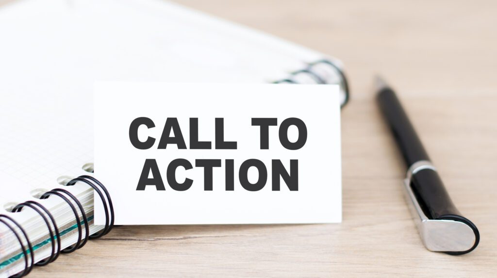 call to action, content marketing tips