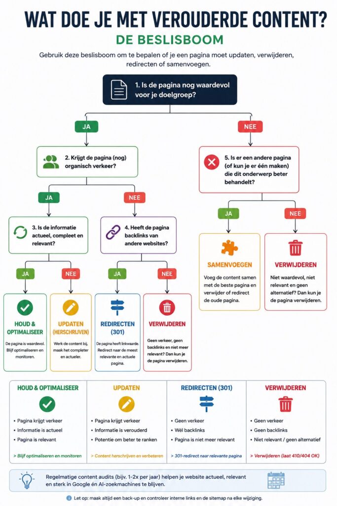 verouderde content updaten