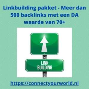 backlinks kopen, Linkbuilding pakket