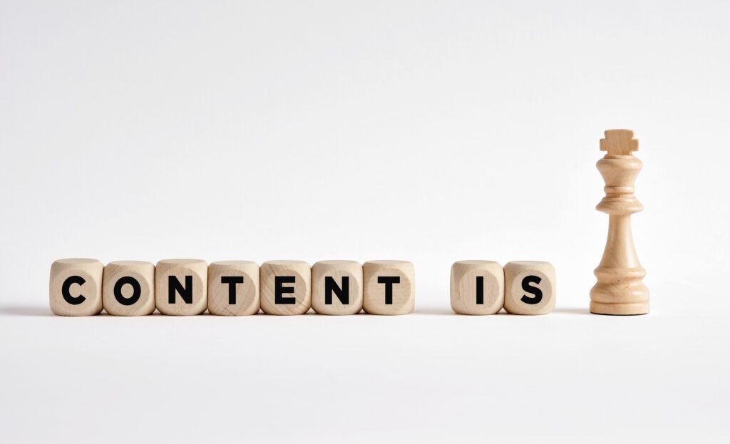 wat is content marketing, content is king