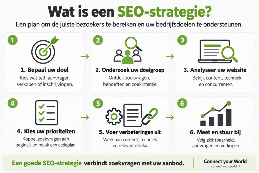 wat is een seo strategie, infographic