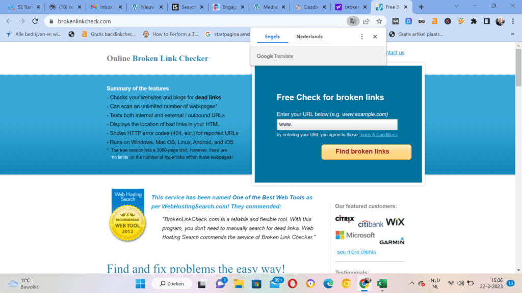 broken link checker, SEO WordPress Tips