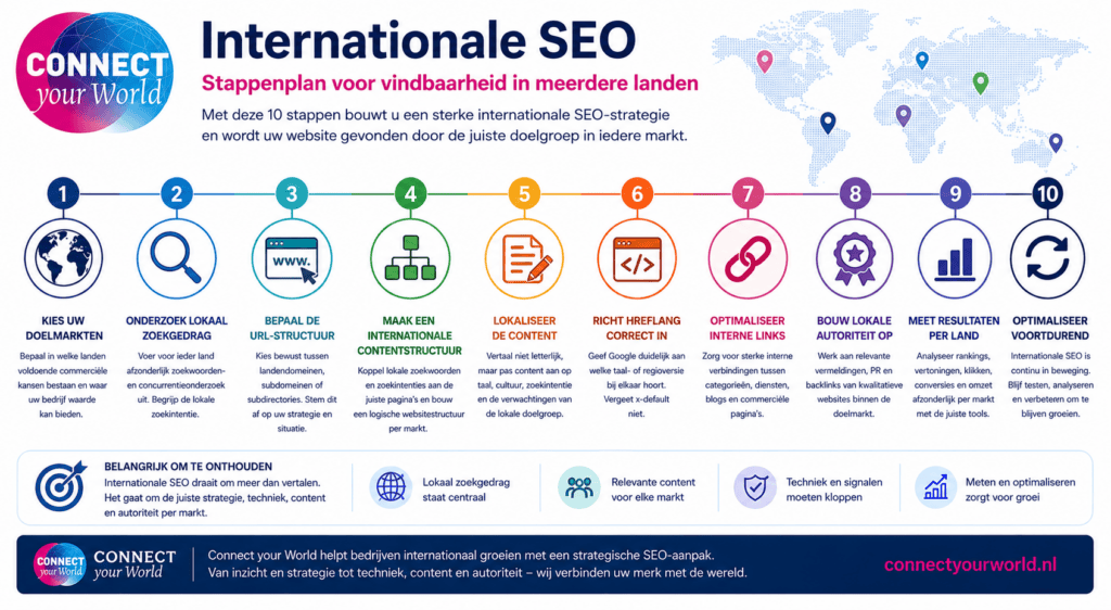 infographic internationale seo stappenplan