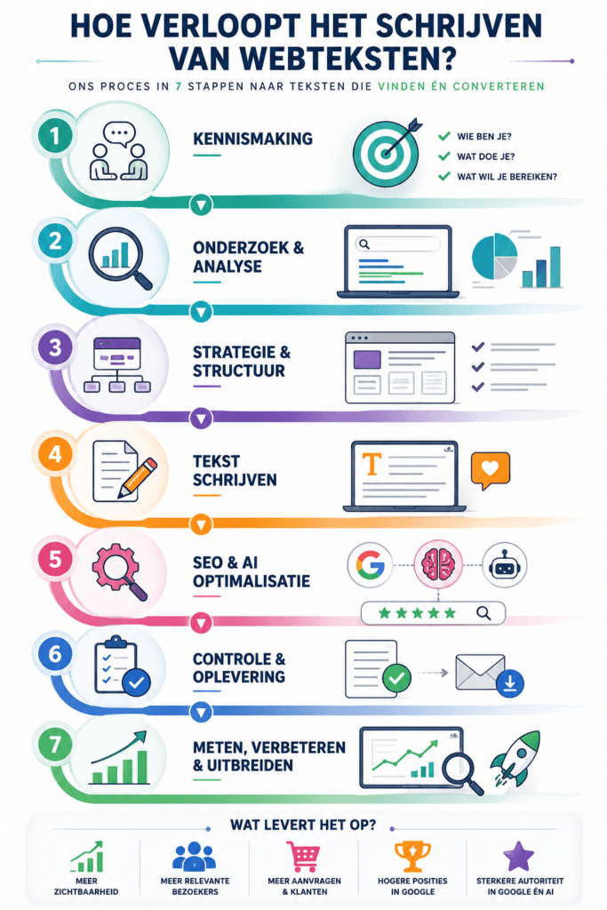 infographic webteksten schrijven